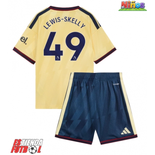 Arsenal Myles Lewis-Skelly #49 Tercera Equipación Niños 2026-27 Manga Corta (+ Pantalones cortos)